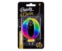 Świeczka cyferka 0, Galaxy 8cm GoDan